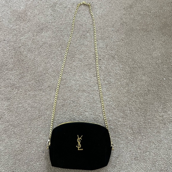 YSL Velvet Crossbody Pouch - Picture 1 of 11